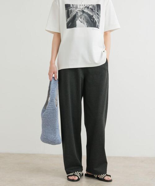 URBAN RESEARCH DOORS（アーバンリサーチドアーズ）の「ポンチカーブパンツ（その他パンツ・レディース・ブラック/チャコールグレー・MEDIUM）」の9枚目の写真