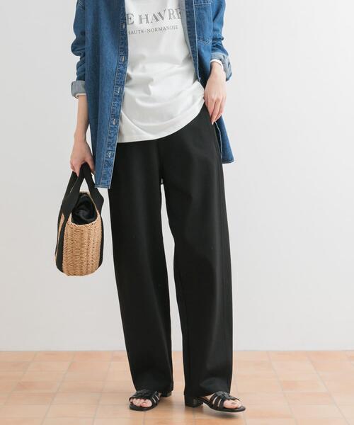 URBAN RESEARCH DOORS（アーバンリサーチドアーズ）の「ポンチカーブパンツ（その他パンツ・レディース・ブラック/チャコールグレー・MEDIUM）」の19枚目の写真