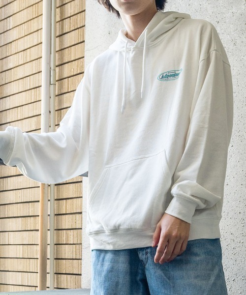 MODISH GAZE（モディシュガゼ）の「【MODISH GAZE】Adventure裏毛プルパーカー(CP)（パーカー・レディース・グレイッシュベージュ/オフホワイト/チャコール・M/L）」の14枚目の写真
