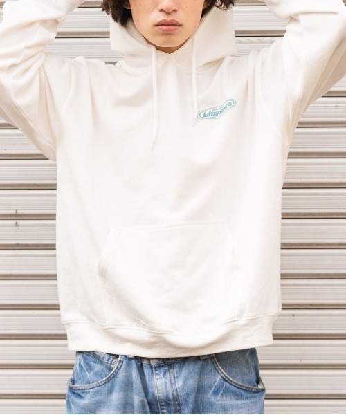 MODISH GAZE（モディシュガゼ）の「【MODISH GAZE】Adventure裏毛プルパーカー(CP)（パーカー・レディース・グレイッシュベージュ/オフホワイト/チャコール・M/L）」の15枚目の写真