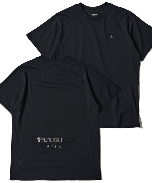 1PIU1UGUALE3 RELAX (ウノピゥウノウグァーレトレ リラックス)の「【1PIU1UGUALE3 RELAX】ラインストーンTシャツ(Tシャツ/カットソー・メンズ・ホワイト/ブラック・MEDIUM/LARGE/X-LARGE)」の2枚目の写真