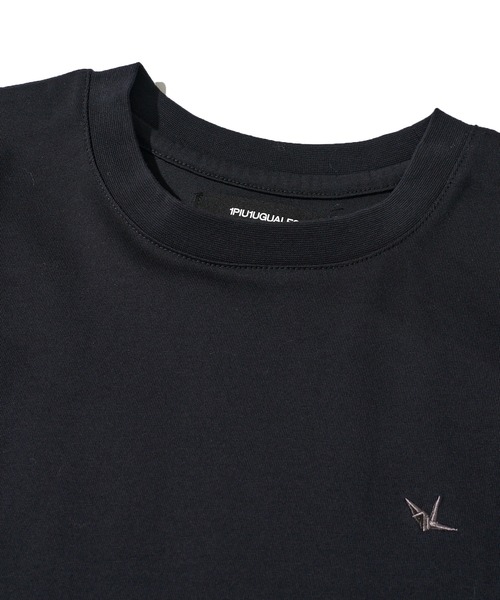 1PIU1UGUALE3 RELAX (ウノピゥウノウグァーレトレ リラックス)の「【1PIU1UGUALE3 RELAX】ラインストーンTシャツ(Tシャツ/カットソー・メンズ・ホワイト/ブラック・MEDIUM/LARGE/X-LARGE)」の6枚目の写真