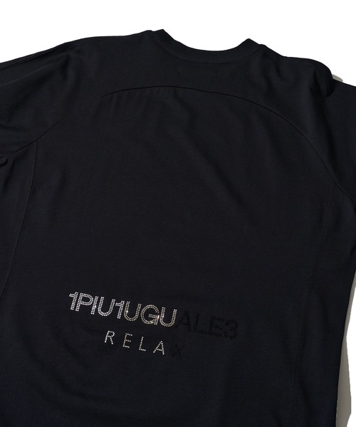 1PIU1UGUALE3 RELAX (ウノピゥウノウグァーレトレ リラックス)の「【1PIU1UGUALE3 RELAX】ラインストーンTシャツ(Tシャツ/カットソー・メンズ・ホワイト/ブラック・MEDIUM/LARGE/X-LARGE)」の11枚目の写真