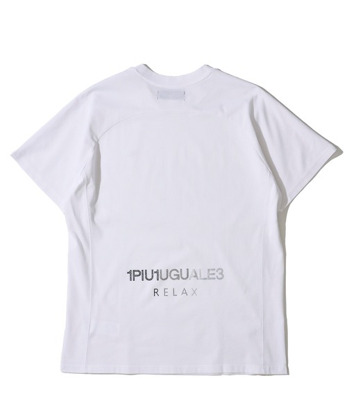1PIU1UGUALE3 RELAX (ウノピゥウノウグァーレトレ リラックス)の「【1PIU1UGUALE3 RELAX】ラインストーンTシャツ(Tシャツ/カットソー・メンズ・ホワイト/ブラック・MEDIUM/LARGE/X-LARGE)」の3枚目の写真