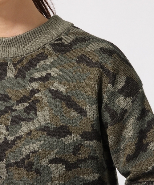 GLOBAL WORK（グローバルワーク）の「7ゲージアソートガラレイヤープルオーバー/567416（ニット/セーター・レディース・ホワイト/ライトグレー/カーキ/ネイビー・SMALL/MEDIUM/LARGE）」の8枚目の写真