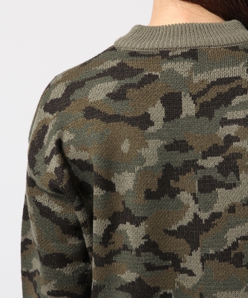 GLOBAL WORK（グローバルワーク）の「7ゲージアソートガラレイヤープルオーバー/567416（ニット/セーター・レディース・ホワイト/ライトグレー/カーキ/ネイビー・SMALL/MEDIUM/LARGE）」の12枚目の写真