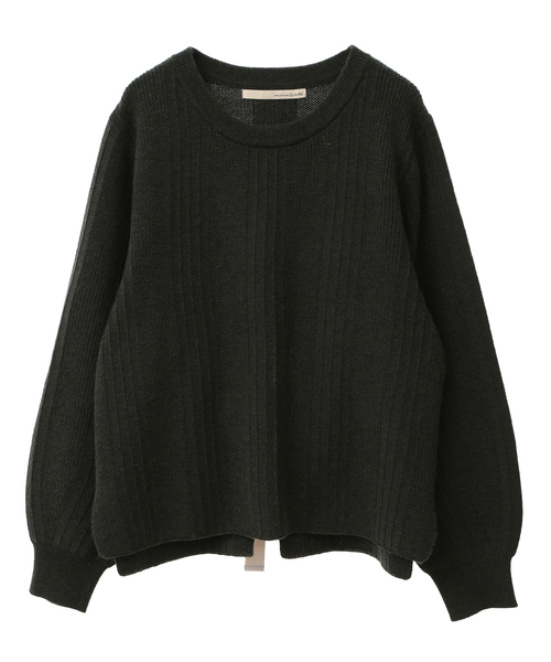 MELROSE claire(メルローズ クレール)の「【バックシャンクルーネックニット】(ニット/セーター・レディース・グレイッシュブルー/オートミール/ダークグレー・FREE)」の16枚目の写真