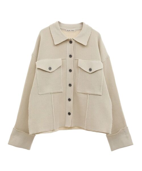 CRAFT STANDARD BOUTIQUE（クラフトスタンダードブティック）の「ライトニットジャケット（その他アウター・レディース・オレンジ/ネイビー/アイボリー/ブルー・FREE）」の20枚目の写真