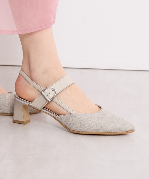 HIMIKO(ヒミコ)の「【Made in Japan】【HIMIKO】ポインテッドトゥバックストラップパンプス/651508(パンプス・レディース・ベージュ/プラチナム/ブラック・21.5cm/23.0cm/25.5cm/26.0cm/22.0cm/22.5cm/23.5cm/24.0cm/24.5cm/25.0cm/26.5cm)」の13枚目の写真