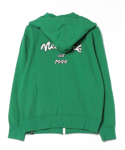 DOUBLE STANDARD CLOTHING（ダブルスタンダードクロージング）の「ロゴ刺繍裏毛パーカー（パーカー・レディース・ネイビー/グリーン・36/38）」の18枚目の写真