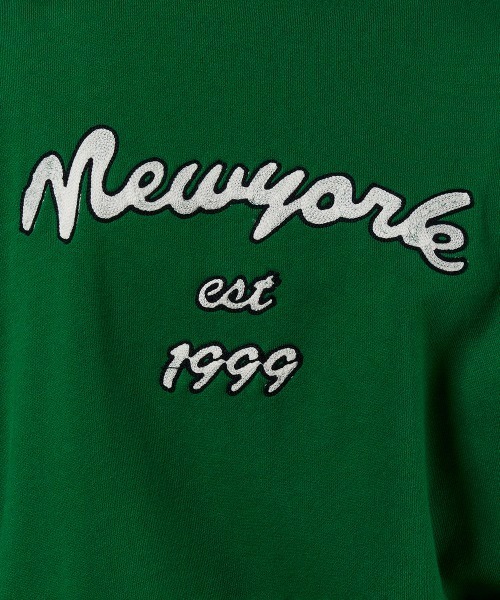 DOUBLE STANDARD CLOTHING（ダブルスタンダードクロージング）の「ロゴ刺繍裏毛パーカー（パーカー・レディース・ネイビー/グリーン・36/38）」の9枚目の写真