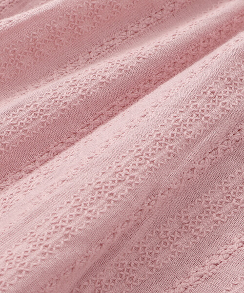 SLAP SLIP BABY（スラップスリップベビー）の「【お揃い】グルっとフリルワンピース+ブルマ2点セットベビー(70~80cm)（その他ベビーウェア・キッズ・ピンク/オフホワイト・FREE）」の10枚目の写真