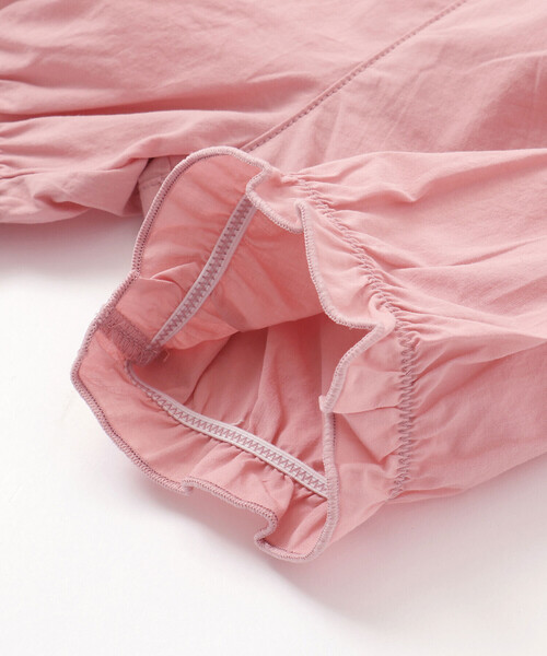 SLAP SLIP BABY（スラップスリップベビー）の「【お揃い】グルっとフリルワンピース+ブルマ2点セットベビー(70~80cm)（その他ベビーウェア・キッズ・ピンク/オフホワイト・FREE）」の12枚目の写真