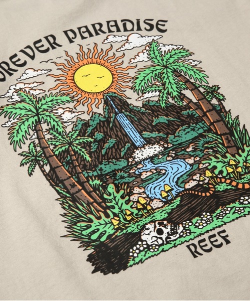 REEF（リーフ）の「【REEF】 FOREVER S/S TEE（Tシャツ/カットソー・メンズ・ベージュ/ホワイト/ブラック・MEDIUM/LARGE/X-LARGE）」の16枚目の写真