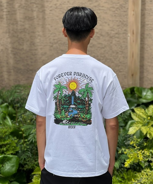 REEF（リーフ）の「【REEF】 FOREVER S/S TEE（Tシャツ/カットソー・メンズ・ベージュ/ホワイト/ブラック・MEDIUM/LARGE/X-LARGE）」の4枚目の写真