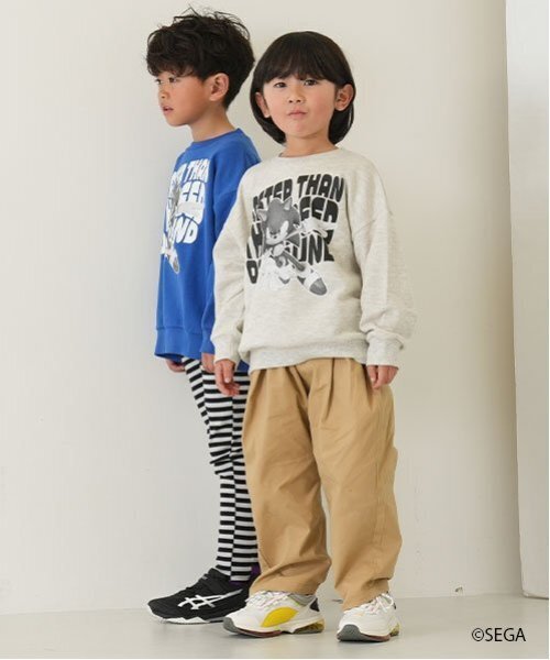 and D. petit main(アンドディープティマイン)の「【親子リンク】Kidsソニックスウェットプルオーバー(スウェット・キッズ・ブルー/ホワイト系その他/ブラック・130cm/120cm/100cm/110cm/150cm/140cm)」の11枚目の写真