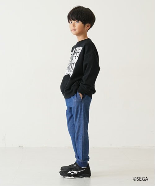 and D. petit main(アンドディープティマイン)の「【親子リンク】Kidsソニックスウェットプルオーバー(スウェット・キッズ・ブルー/ホワイト系その他/ブラック・130cm/120cm/100cm/110cm/150cm/140cm)」の12枚目の写真