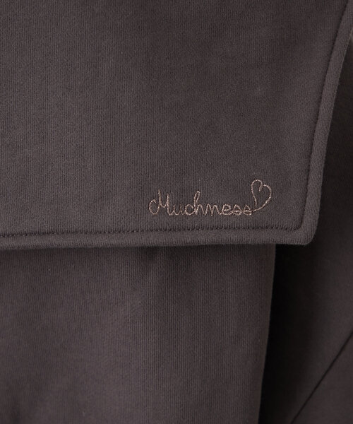 w closet(ダブルクローゼット)の「セーラー衿Wジップスウェット(パーカー・レディース・アイボリー/ライム/チャコールグレー/ピンク・FREE)」の20枚目の写真
