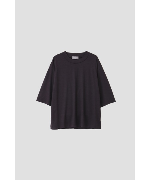 MARGARET HOWELL(マーガレットハウエル)の「SUPERFINE WOOL JERSEY(Tシャツ/カットソー・レディース・スモークグレー/キャメル・2)」の9枚目の写真