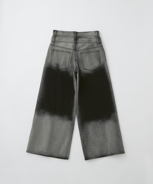 バギーデニム 13oz denim double waist baggy pants/13ozデニムダブルウエスト