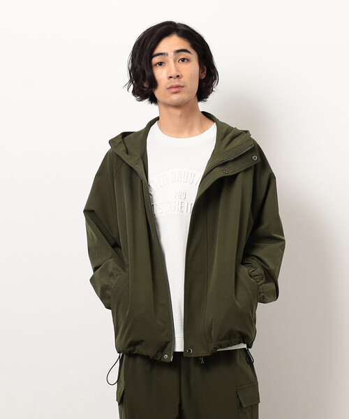 Purple&Yellow(パープルアンドイエロー)の「ナイロンストレッチマウンテンパーカ(マウンテンパーカー・メンズ・ブラック/カーキ・SMALL/MEDIUM/LARGE)」の18枚目の写真