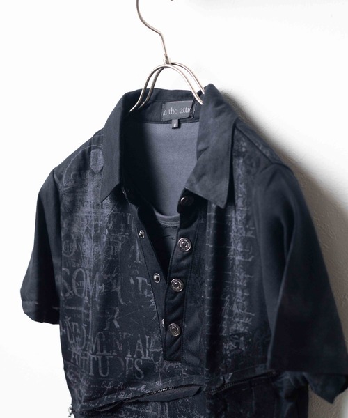 Mag.(マグ)の「【in the attic】ZIPデザインフェイクレイヤードポロ(ポロシャツ・メンズ・その他2/その他3/その他1・MEDIUM/LARGE)」の13枚目の写真