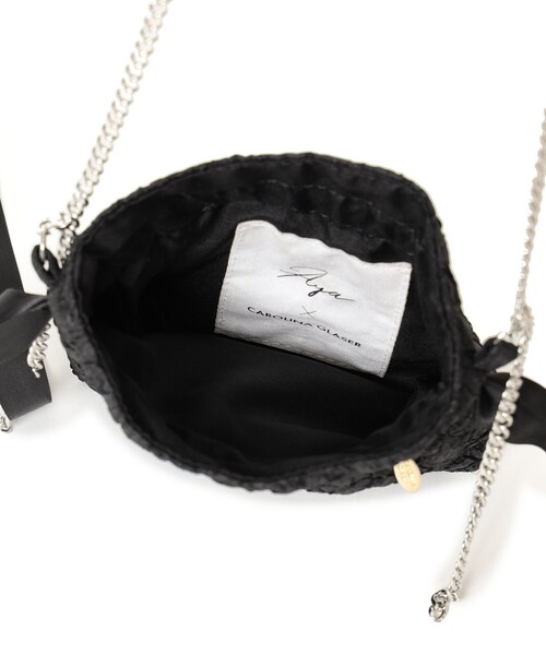 CAROLINA GLASER（カロリナ グレイサー）の「【COLLABORATION】Aya / マイクロ ショルダー（ショルダーバッグ・レディース・ブラック・ONE SIZE）」の4枚目の写真