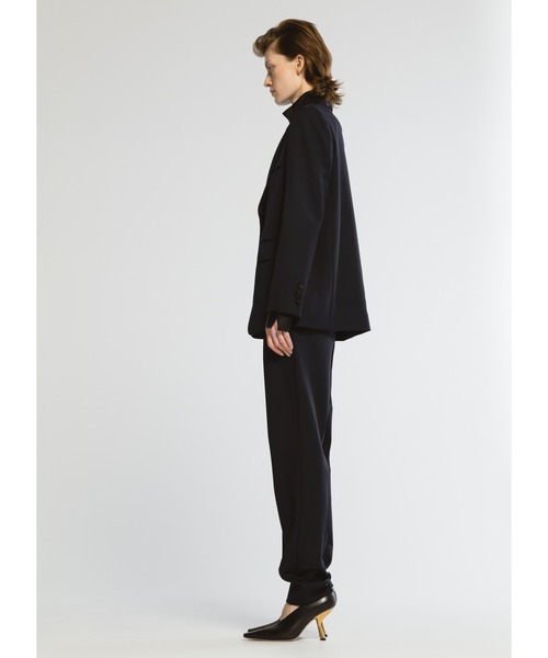 CINOH（チノ）の「BLACK FORMAL テーパードパンツ（スラックス・レディース・ネイビー/ブラック・38/36）」の7枚目の写真