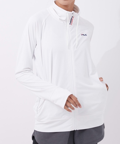 セール】ブロックメッシュUVラッシュガード（ラッシュガード）｜FILA