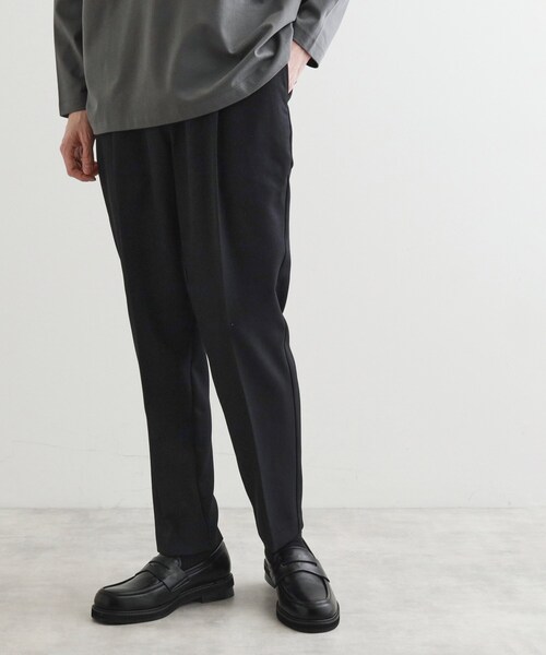 tk.TAKEO KIKUCHI(ティーケータケオキクチ)の「キャバリーツイルスラックス(その他パンツ・メンズ・ネイビー/ブラック・04/03/02/01)」の2枚目の写真