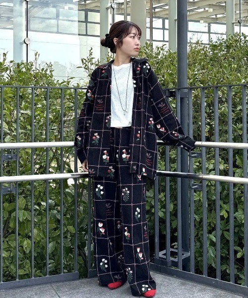 mag.by c)FLOWER EMBROIDERY SHIRTS（シャツ/ブラウス）｜ROSE