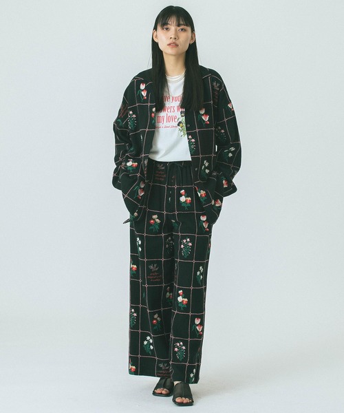 ブラウス シャツ (mag.by c)FLOWER EMBROIDERY SHIRTS レディース mag.by c)FLOWER EMBROIDERY SHIRTS（シャツ/ブラウス）｜ROSE