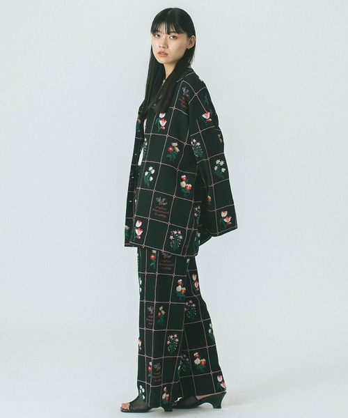 セール】(mag.by c)FLOWER EMBROIDERY SHIRTS（シャツ/ブラウス