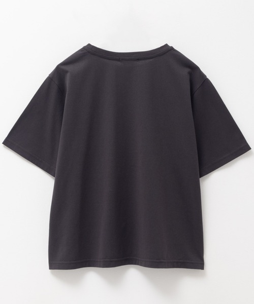 Mac-House(マックハウス)の「T-GRAPHICS ロゴ刺繍Tシャツ(Tシャツ/カットソー・レディース・ピンク/チャコールグレー/モカ・L/M)」の20枚目の写真