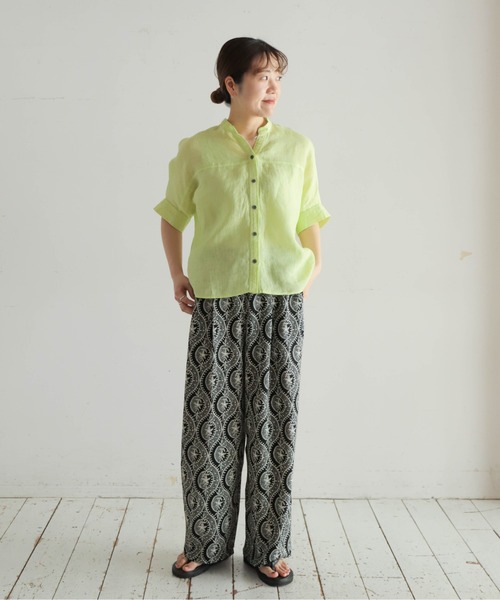 11.5oz綿麻デニム ボリュームパンツ | NOMBRE IMPAIR