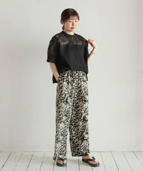 NOMBRE IMPAIR //  綿麻パンツ// 2024SS アソートモノトーンPT イージーパンツ | NOMBRE IMPAIR