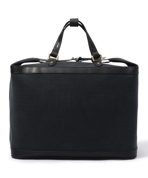 TOMORROWLAND （トゥモローランド）の「SegeN ファブリックコンビ クルーザーバッグ（トートバッグ・メンズ・ブラック/ライトベージュ・FREE）」の2枚目の写真