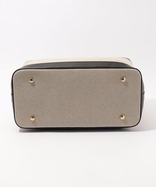 TOMORROWLAND （トゥモローランド）の「SegeN ファブリックコンビ クルーザーバッグ（トートバッグ・メンズ・ブラック/ライトベージュ・FREE）」の7枚目の写真