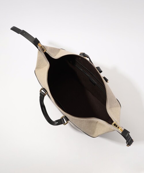 TOMORROWLAND （トゥモローランド）の「SegeN ファブリックコンビ クルーザーバッグ（トートバッグ・メンズ・ブラック/ライトベージュ・FREE）」の10枚目の写真