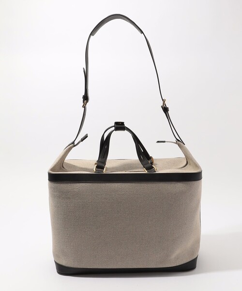 TOMORROWLAND （トゥモローランド）の「SegeN ファブリックコンビ クルーザーバッグ（トートバッグ・メンズ・ブラック/ライトベージュ・FREE）」の11枚目の写真