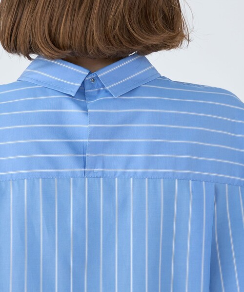 MACPHEE（マカフィー）の「コットンブロード ドルマンスリーブシャツ（シャツ/ブラウス・レディース・ライトグリーン/ホワイト/ブルー系その他・36）」の9枚目の写真