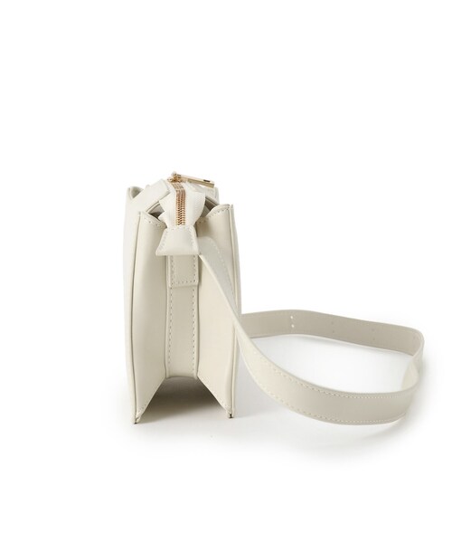 couture brooch（クチュールブローチ）の「スクエアミニショルダーバッグ（ショルダーバッグ・レディース・オフホワイト/ベビーピンク/ブラック・00）」の17枚目の写真