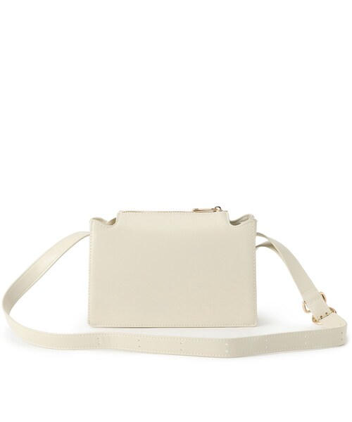 couture brooch（クチュールブローチ）の「スクエアミニショルダーバッグ（ショルダーバッグ・レディース・オフホワイト/ベビーピンク/ブラック・00）」の18枚目の写真