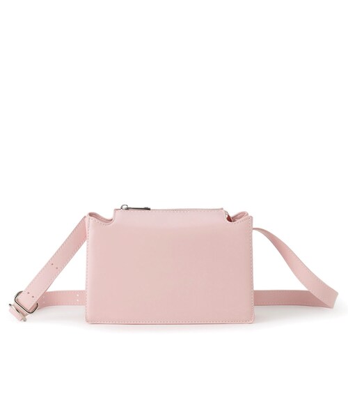 couture brooch（クチュールブローチ）の「スクエアミニショルダーバッグ（ショルダーバッグ・レディース・オフホワイト/ベビーピンク/ブラック・00）」の4枚目の写真