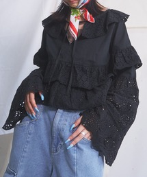 COTTON RACE BLOUSE