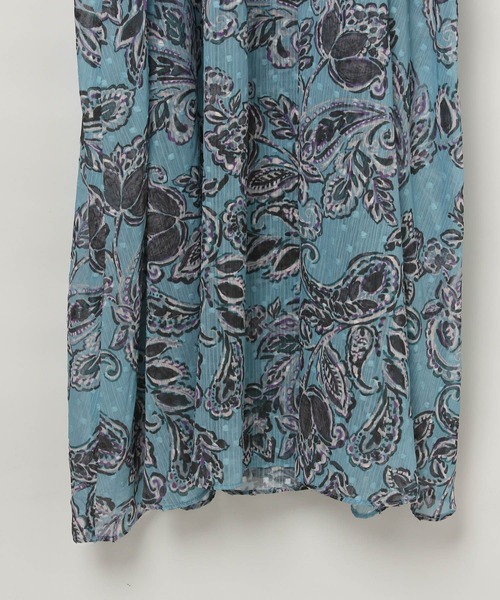 AMERICAN RAG CIE（アメリカンラグシー）の「【AMERICAN RAG CIE】フラワーワンピ（WOMEN)（ワンピース・レディース・チャコール/ブルー・FREE）」の7枚目の写真