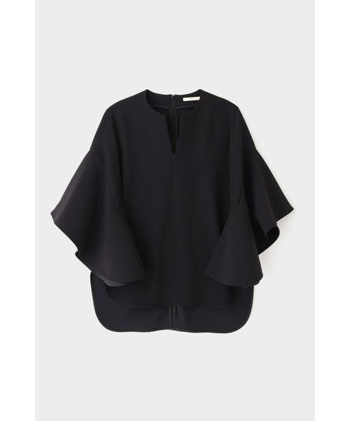 LE PHIL(ルフィル)の「◆2WAYツイルフレアブラウス(シャツ/ブラウス・レディース・ブラック/ホワイト/ネイビー・F)」の19枚目の写真