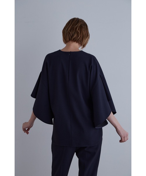 ◇2WAYツイルフレアブラウス（シャツ/ブラウス）｜LE PHIL