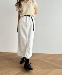 CANAL JEAN | El mar　ロングタイトスカート(スカート)