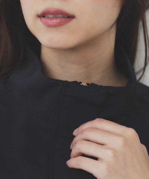 index（インデックス）の「撥水スタンドカラーショートブルゾン【洗濯機洗い可】（ブルゾン・レディース・ナチュラル/ネイビー・36/38/40/42）」の16枚目の写真